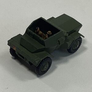 Vtg Dinky Toys Military Scout Car 673 Driver And Soldier Made in England Meccano